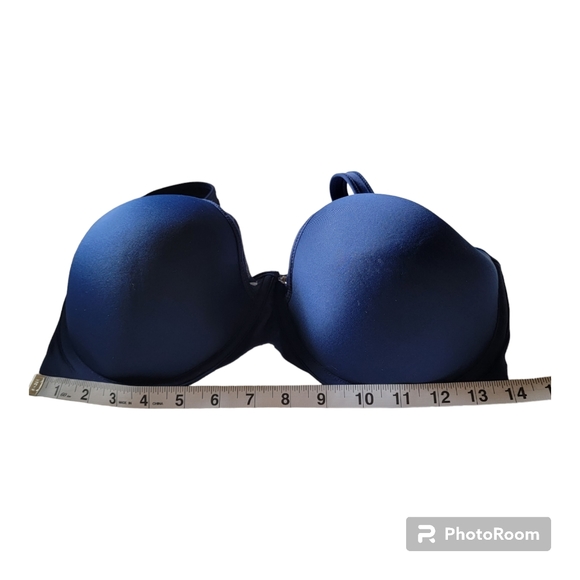 Bail Comfortlite Smoothing Bra Underwire Lightly Lined Royal Blue Sz 40DD NWOT - Picture 9 of 13